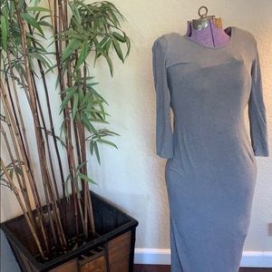 H&M quarter sleeve long basic dress